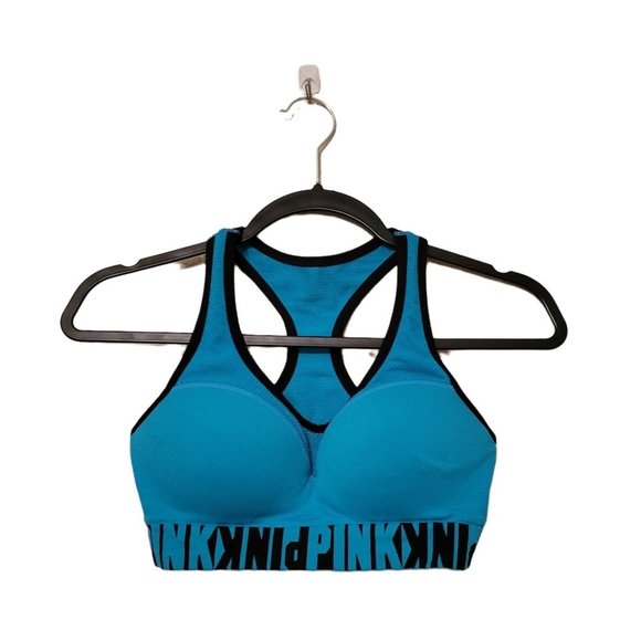 Victoria's Secret Other - Victoria's Secret Pink Womens Sports Bra Blue M  Wireless Sports Bra M